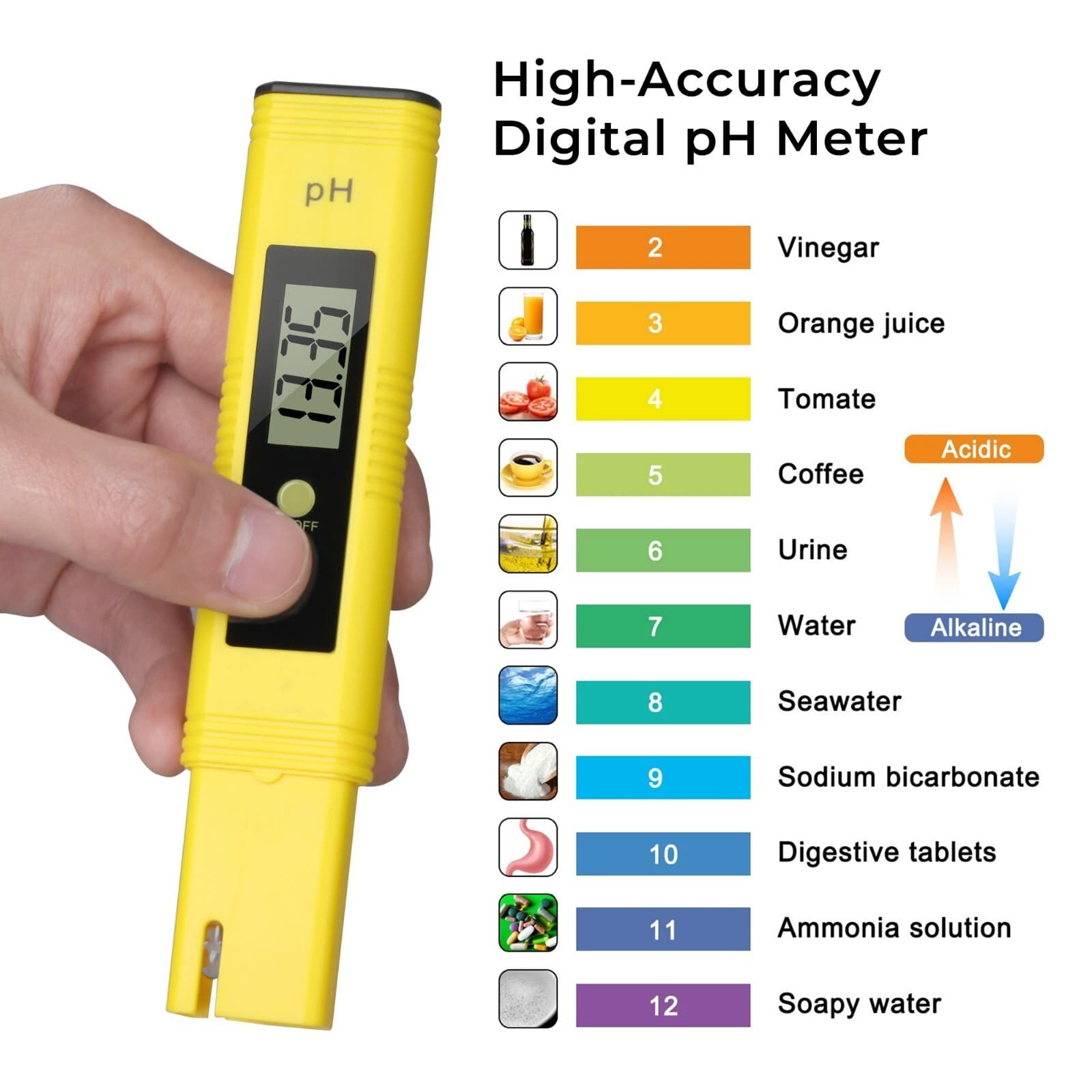 Digital Electric PH Meter LCD Tester Pocket Hydroponics Aquarium Water Test Pen 2