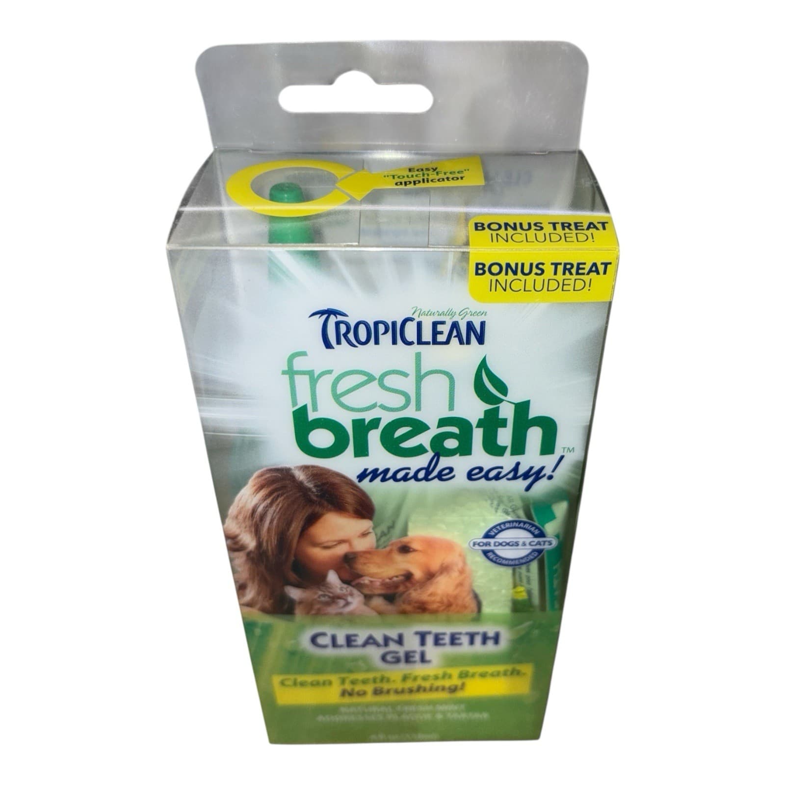 TropiClean Clean Teeth Gel For Dogs Promotes Strong Teeth & Healthy Gums 4 oz