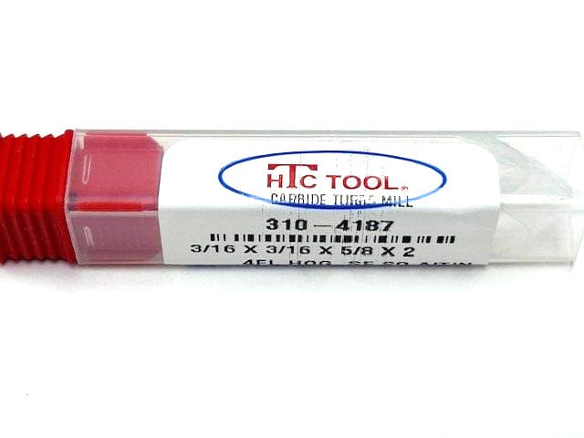 3/16  4 FLUTE ALTIN COAT CARBIDE ROUGHING END MILL 5/8 X 2 OAL HTC 310-4187 6