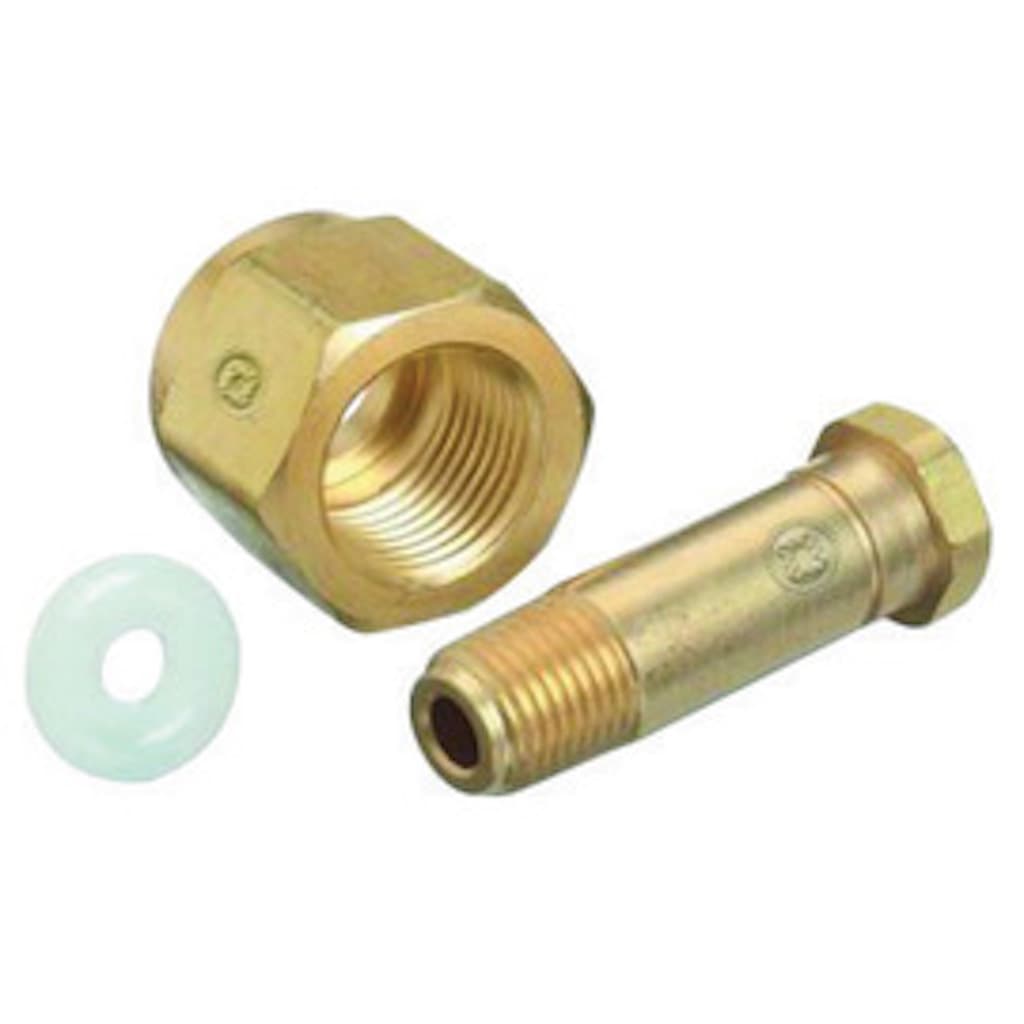 CGA-320 CO2 CARBON DIOXIDE Regulator Inlet NUT & 2" NIPPLE with Washer