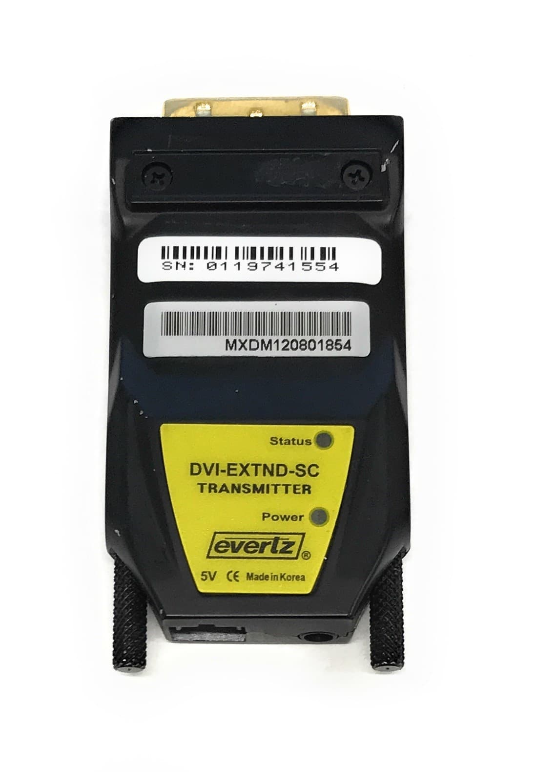 Evertz DVI-EXTND-SC Fiber Optic DVI Extension Kit TX & RX Modules SC