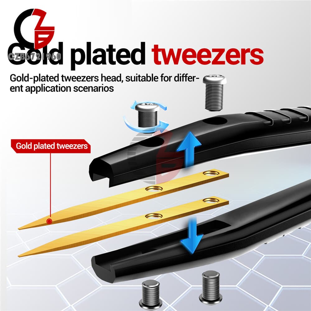 GN702 Smart Tweezer LCR Digital Bridge Meter Capacitor Inductor Component Test 5