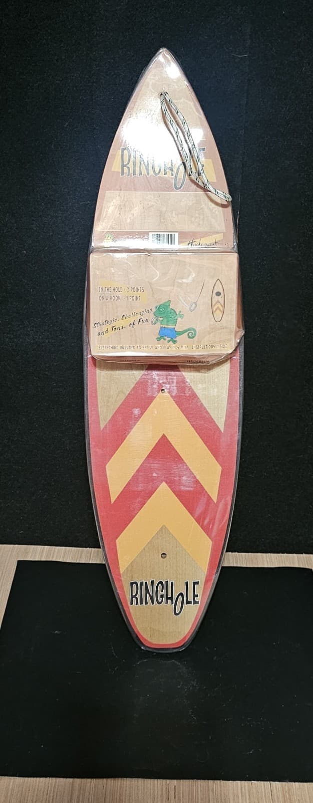 Hook,Toss Beach for Adults & Kids Ringhole Large Tabletop Size 23.5” Tree Game 3