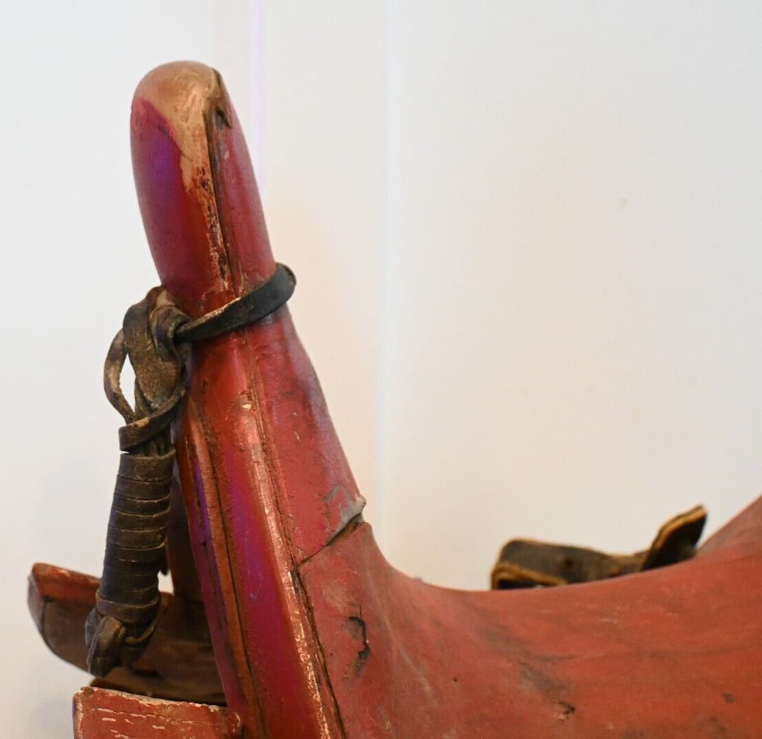 Antique  Cossack Islamic Circassian Kabardian Saddle 4