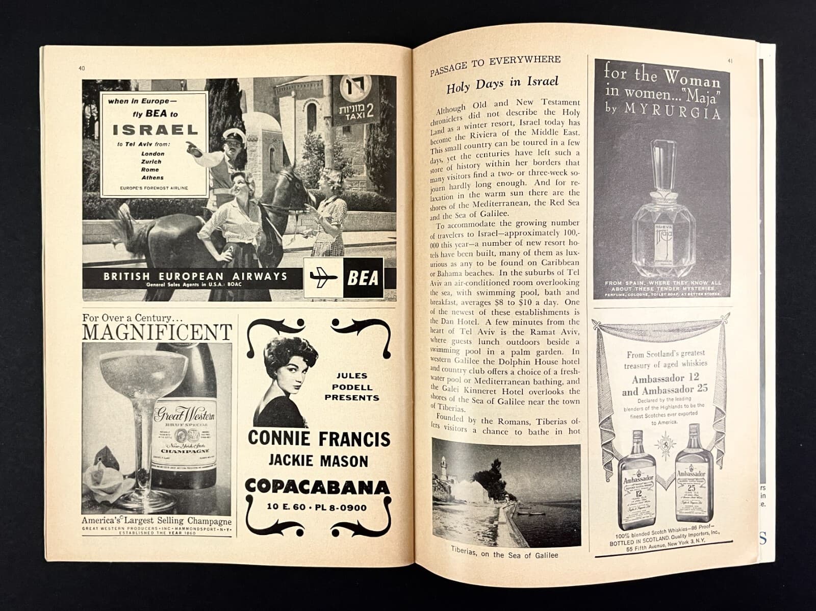 1960 City Center Music Drama Dance VTG Dec Playbill NYC Ballet Winter Season Ads 6