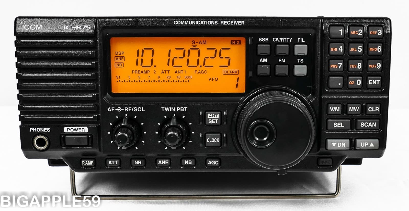 Icom IC-R75 Shortwave Amateur Radio Receiver w/ Sync Detector & UT-106 DSP Unit 5