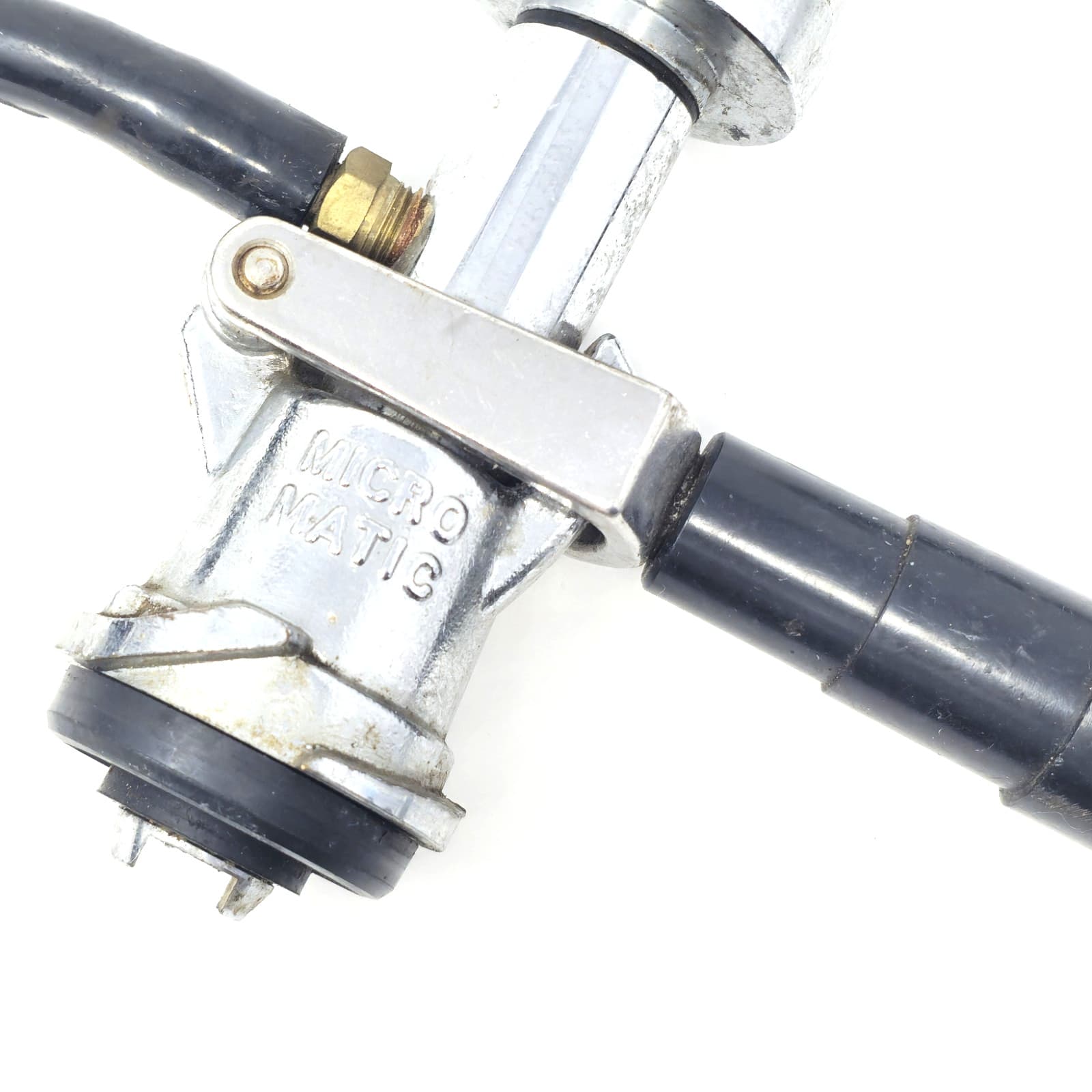 Micro Matic Chrome Keg Beer Tap Hand Pump - D System Sankey Coupler - Needs Hose 4