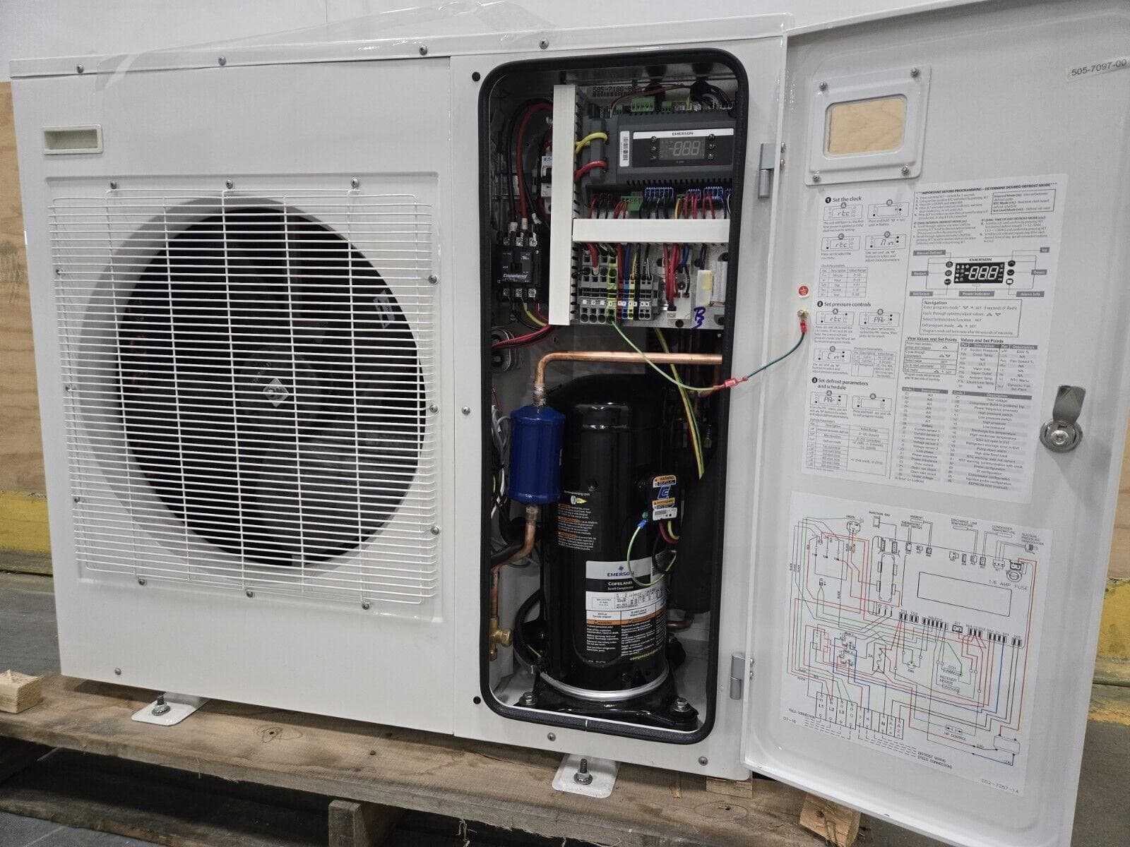 NEW Copeland XFAM-022Z-TFC-081 Med Temp Cooler 2.25 HP Condensing Unit Walk-In 5