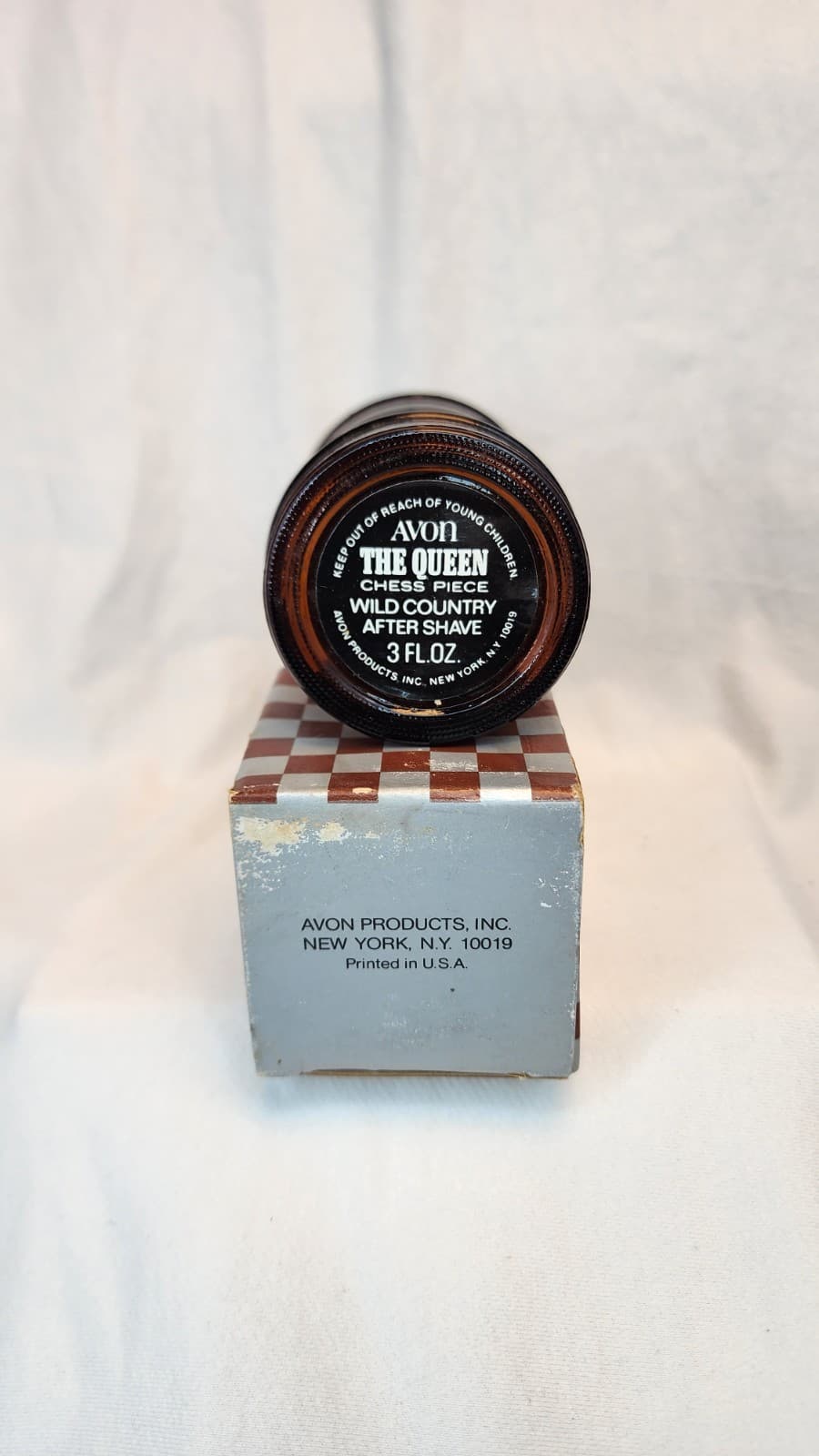 Avon The Queen Chess Piece Wild Country Empty With Box 6