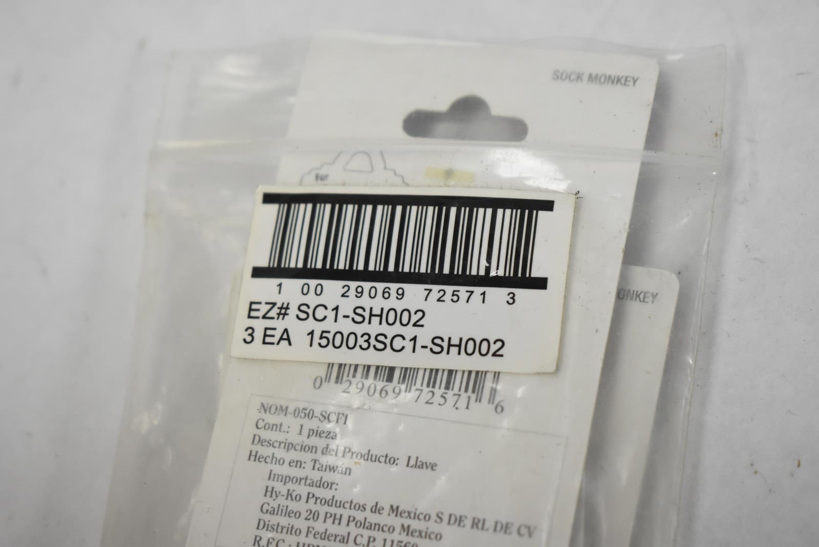 HY-KO Sock Monkey House Key Blanks SC1 KW1 Lot of 6 Fun Keys Schlage Kwikset 3