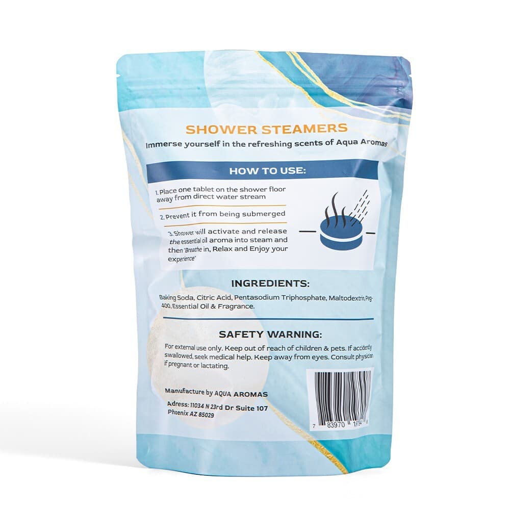 Aqua Aromas Shower Eucalyptus Steamers - Aromatherapy Shower Bombs, 15 count 2