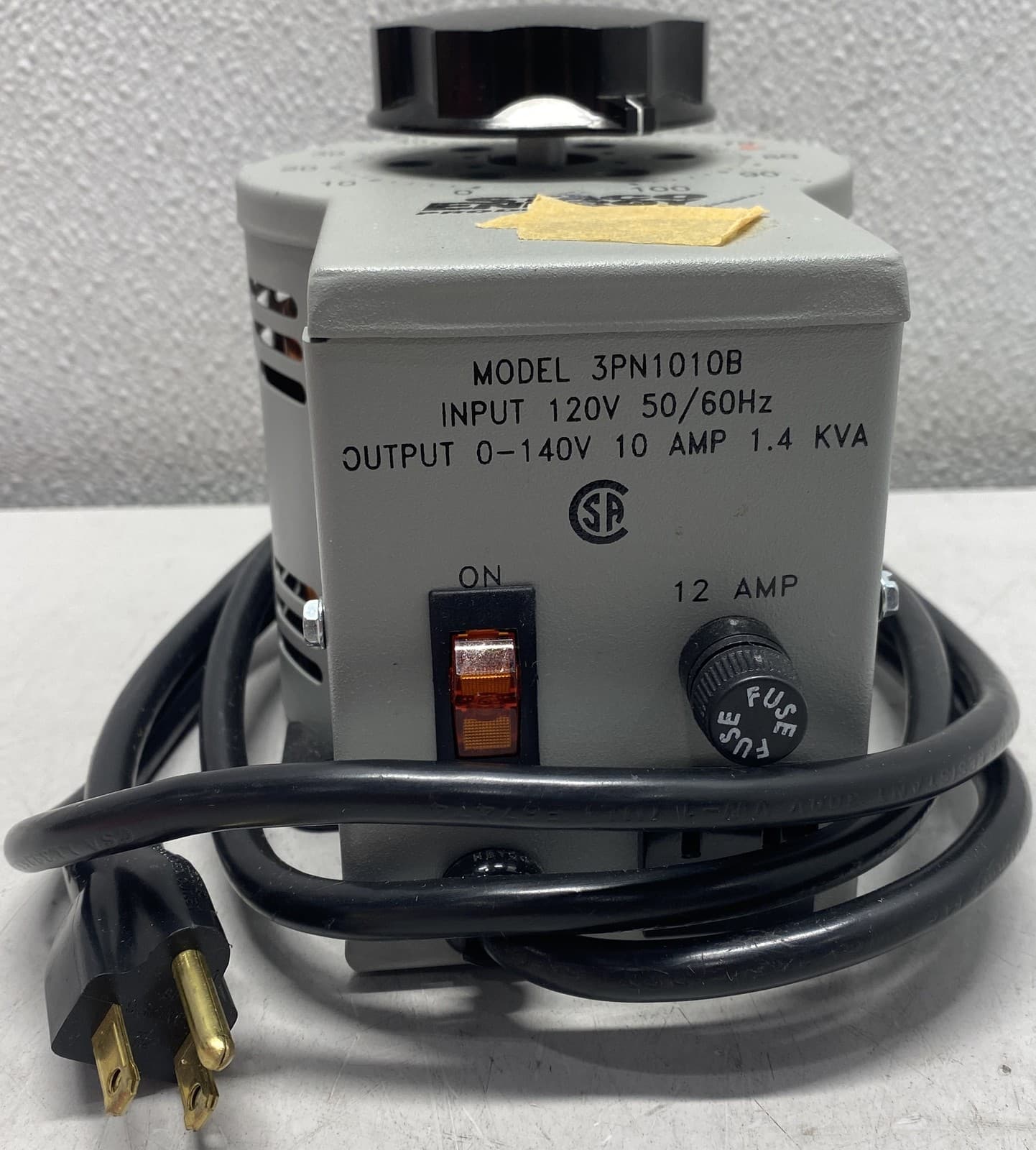 Staco Energy Variable Transformers, Cord Series, 3PN1010B 2
