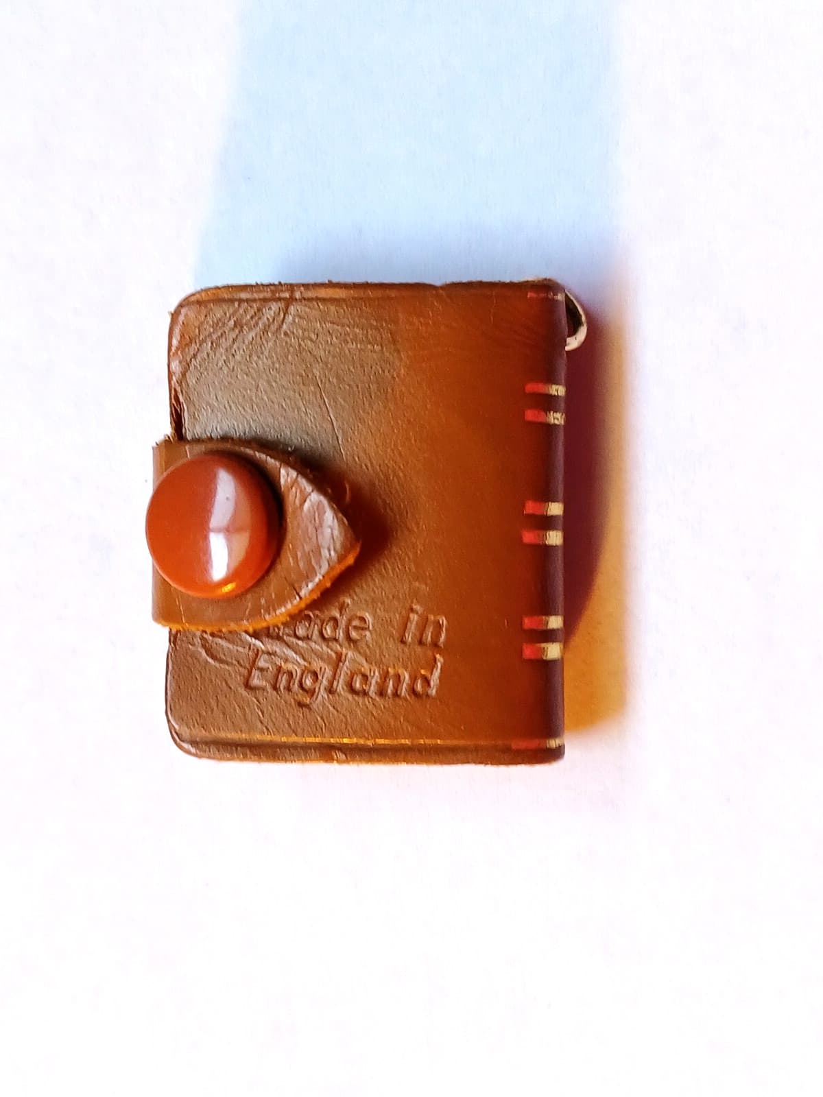 RARE 1960s BEATLES Mini Leather Photo Album Pendant 1964 60s Vintage Estate 5