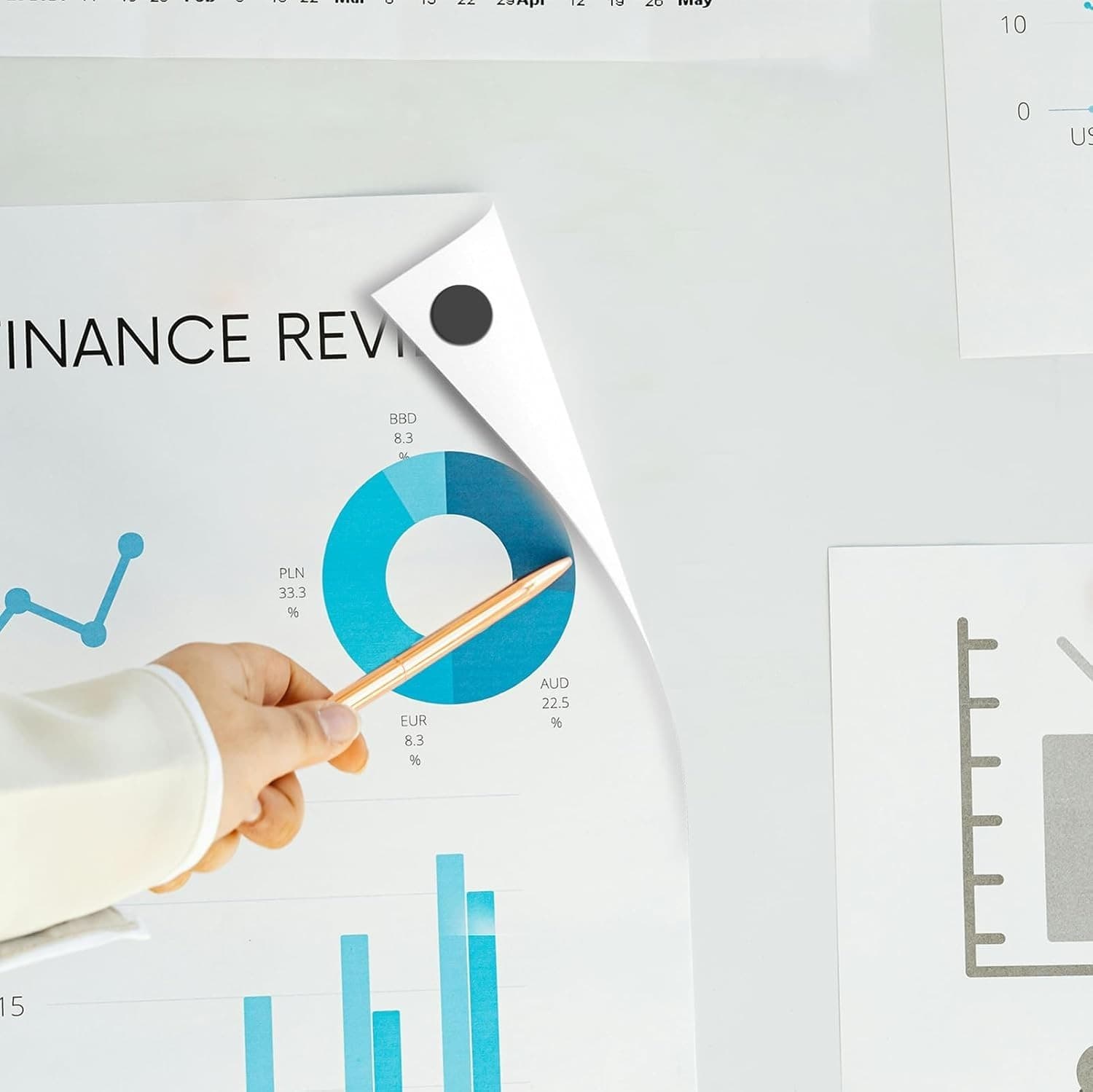 Big Round Magnets Dots-40mm, Precut Flexible Circle Magnetic Tapes with Adhes 6