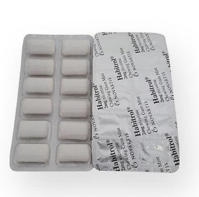 Habitrol Nicotine Gum 2mg MINT 1,632 piece 8 New BULK Box Size QUIT Smoking Now 3