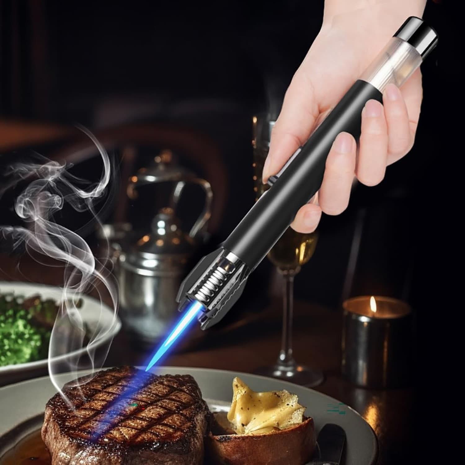 Lightsaber Lighter, Bright Fire Lighter, Butane Torch Lighters with Safety Lo... 6