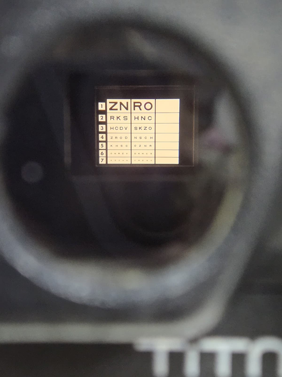 Titmus II-S Vision Tester DMV & School with keypad controller and Case 3