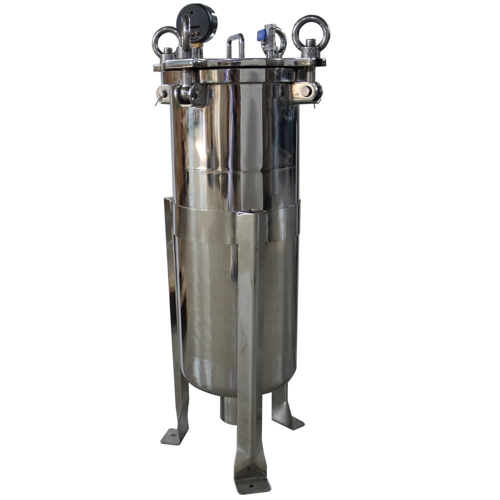 1# Bag Stainless Steel Filter Industrial Water Treatment Filtration 2" NPT 0.25㎡ 4
