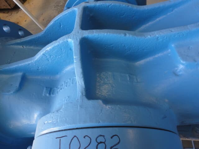 Plug Valve NORDCO 16" 600 RF Flanged Lubricated Hyperseal Gear Operated 4