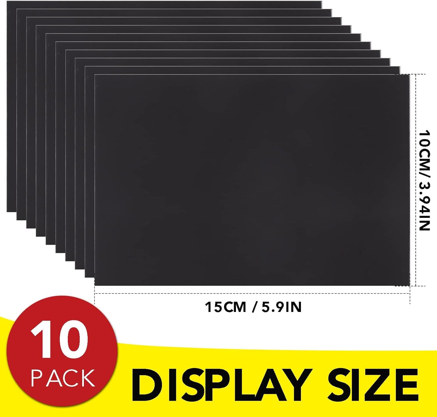 DIYMAG Magnetic Adhesive Sheets, 4" X 6" 10 Pack Cuttable Magnets Flexible Magne 2