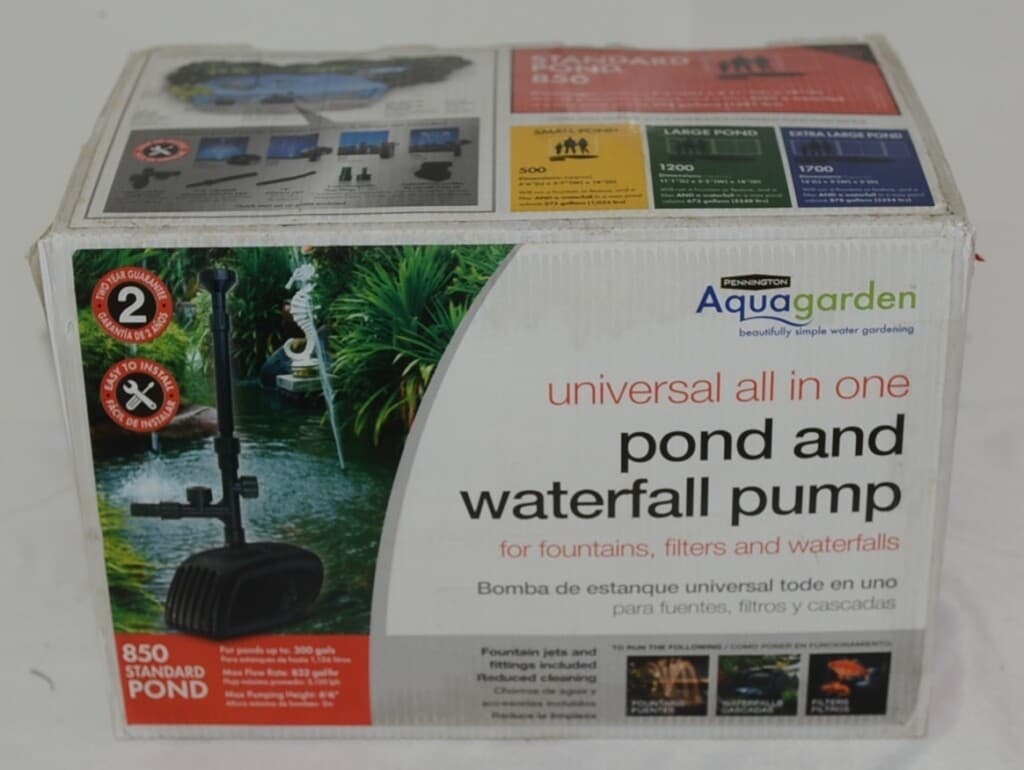 Pennington Aquagarden 1056168 Standard Inpond Universal All In One Pond Pump 6