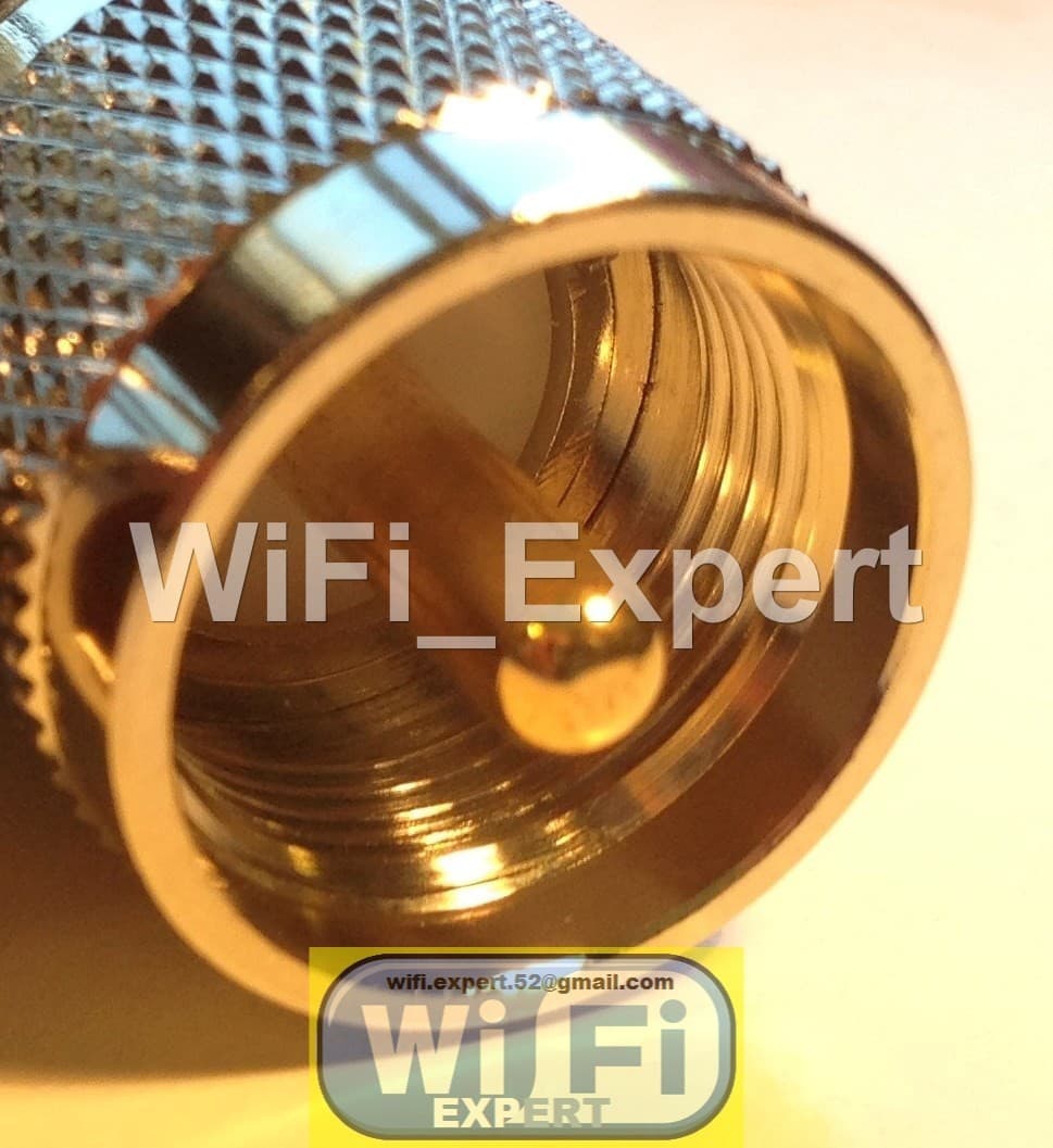 2 UHF PL259 Male Plug to N Female RF Coaxial Coax Connector Adapter HAM RADIO US 2