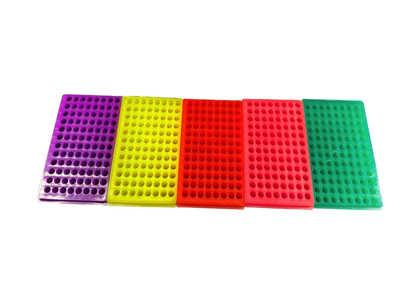 LABORATORY 96-Place Tube Racks 2mL/1.5mL/0.5mL Tubes 8x12 Polypropylene (5/cs)