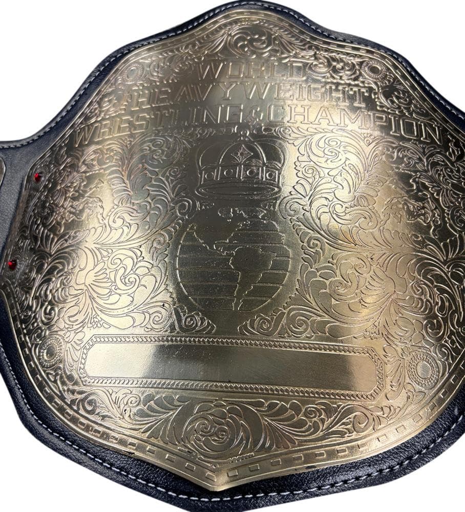 Hulk Hogan Signed WCW Heavyweight Champion Metal Full Size Replica Belt TRISTAR 3