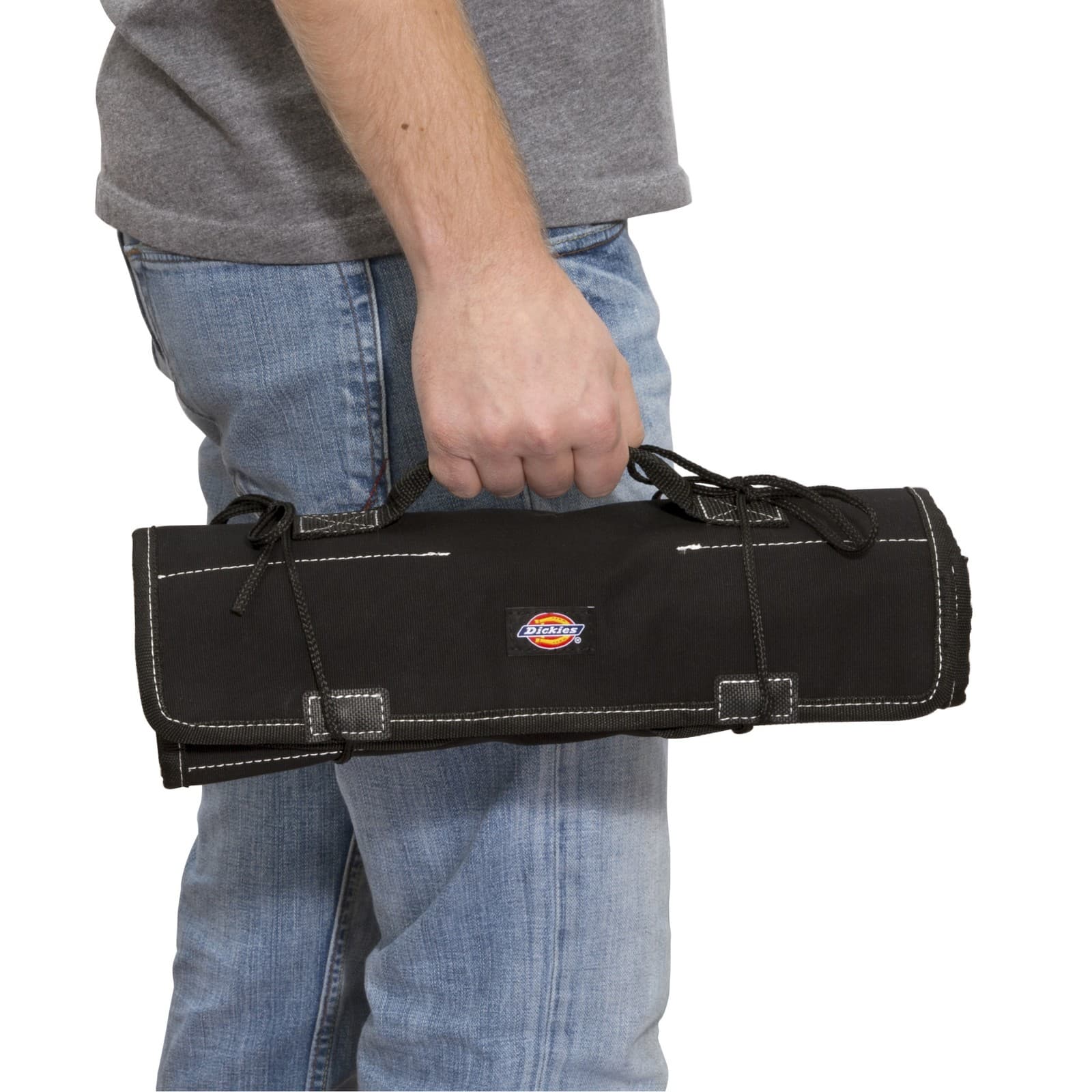 Wrench Roll Sleeve Hand Tool Bag Holder Large Black Dickies 57060 6