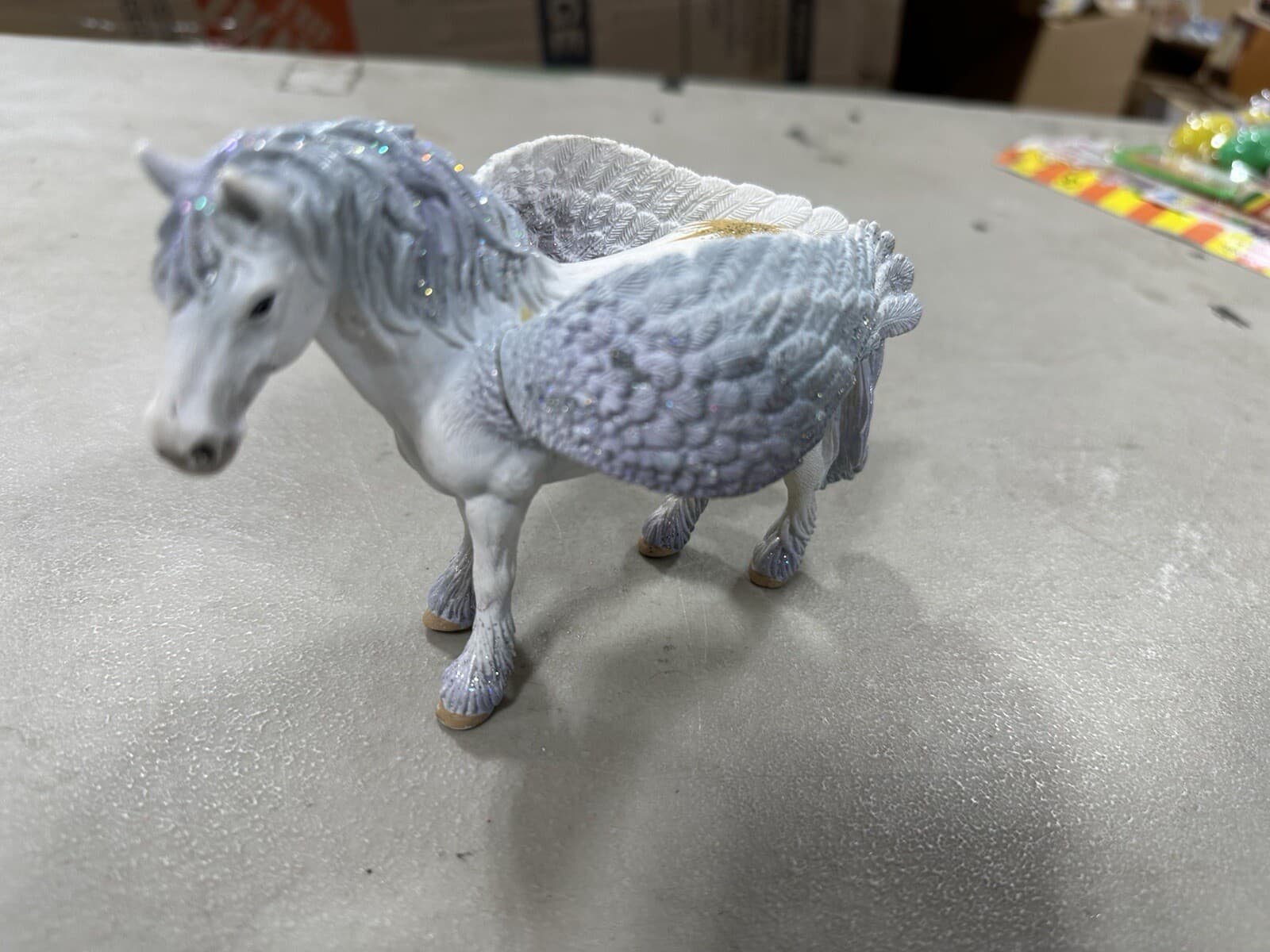 Schleich Bayala White Glitter Pegasus With Sun 2009 70423 D34