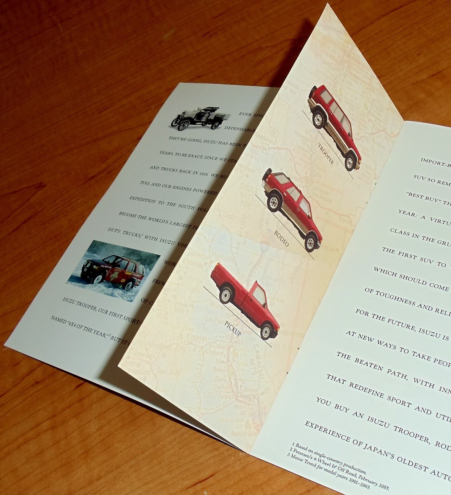 ISUZU * 1995 Model Line Sales Brochure * EXCELLENT CONDITION * FREE SHIPPING 4