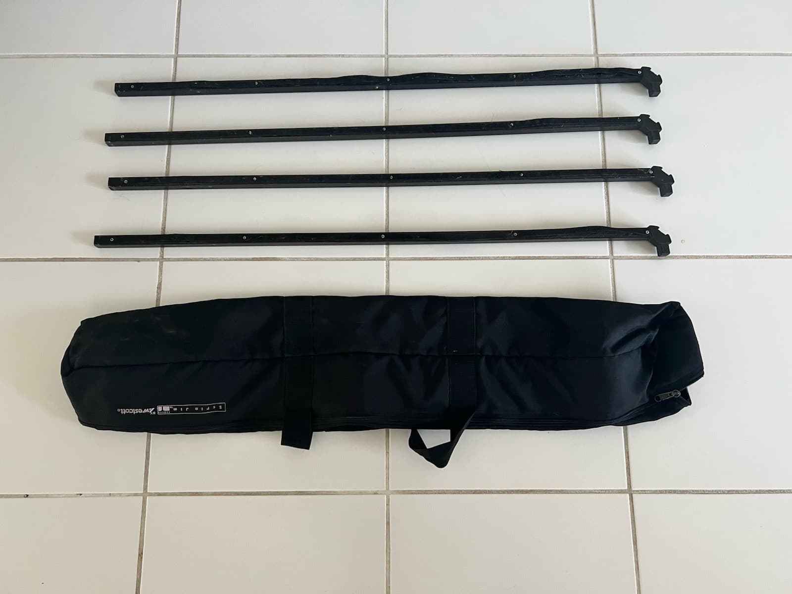 Original Wescott Scrim Jim 4x4 , Frame, Bag, Silver Fabric And 3/4 Stop Fabric