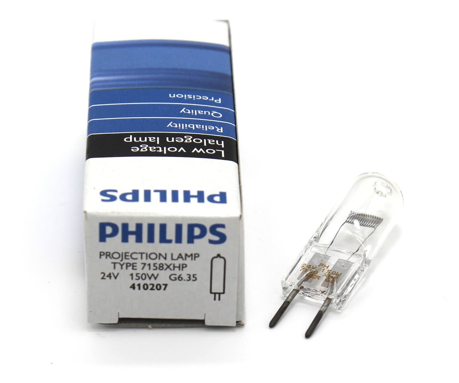 PHILIPS  7158XHP 24V150W  G6.35  50hours FCS instrument lamp light 7158 bulb