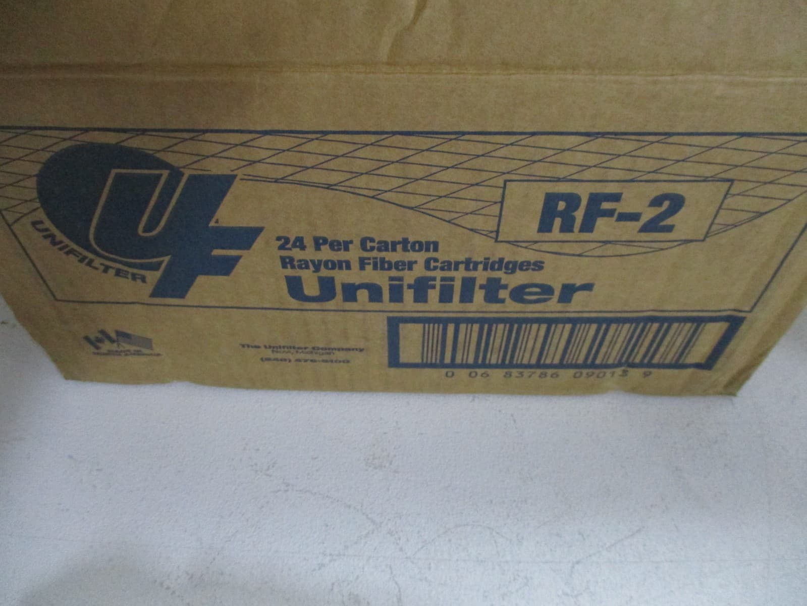 BOX OF 19 GENERAL RF-2 MICROFIBER 10 MICRON REPLACEMENT OIL FILTER CARTRIDGE  4