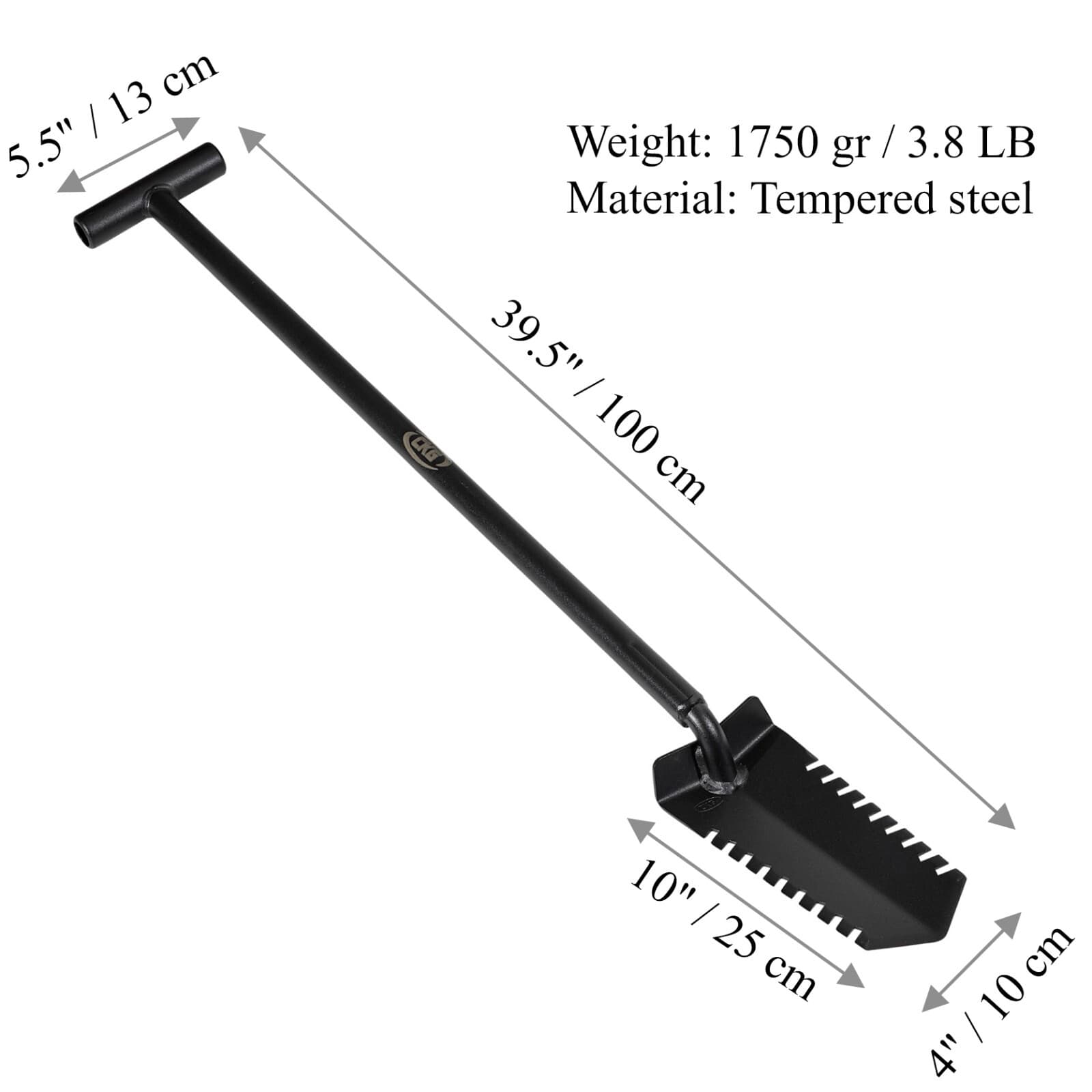 CKG Heavy Duty Metal Detecting Shovel Digging Digger Spade Garden Root Cutter 3