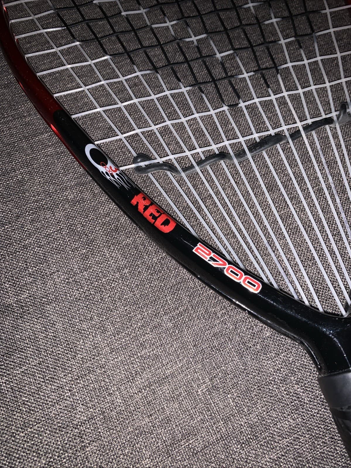 Ektelon O3 Red 2700 Racquetball Racquet Titanium Tungsten Carbon 2