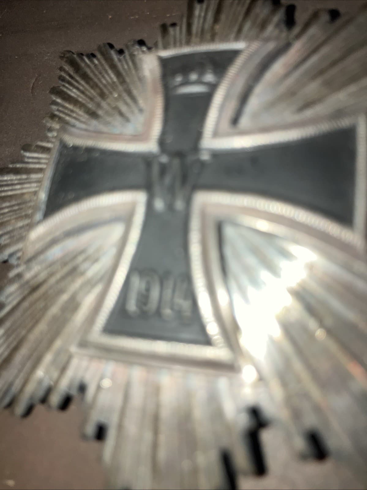1914 WW1 IMPERIAL GERMANY IRON CROSS STAR AUTHENTIC MEDAL RARE GREAT CONDITION 3
