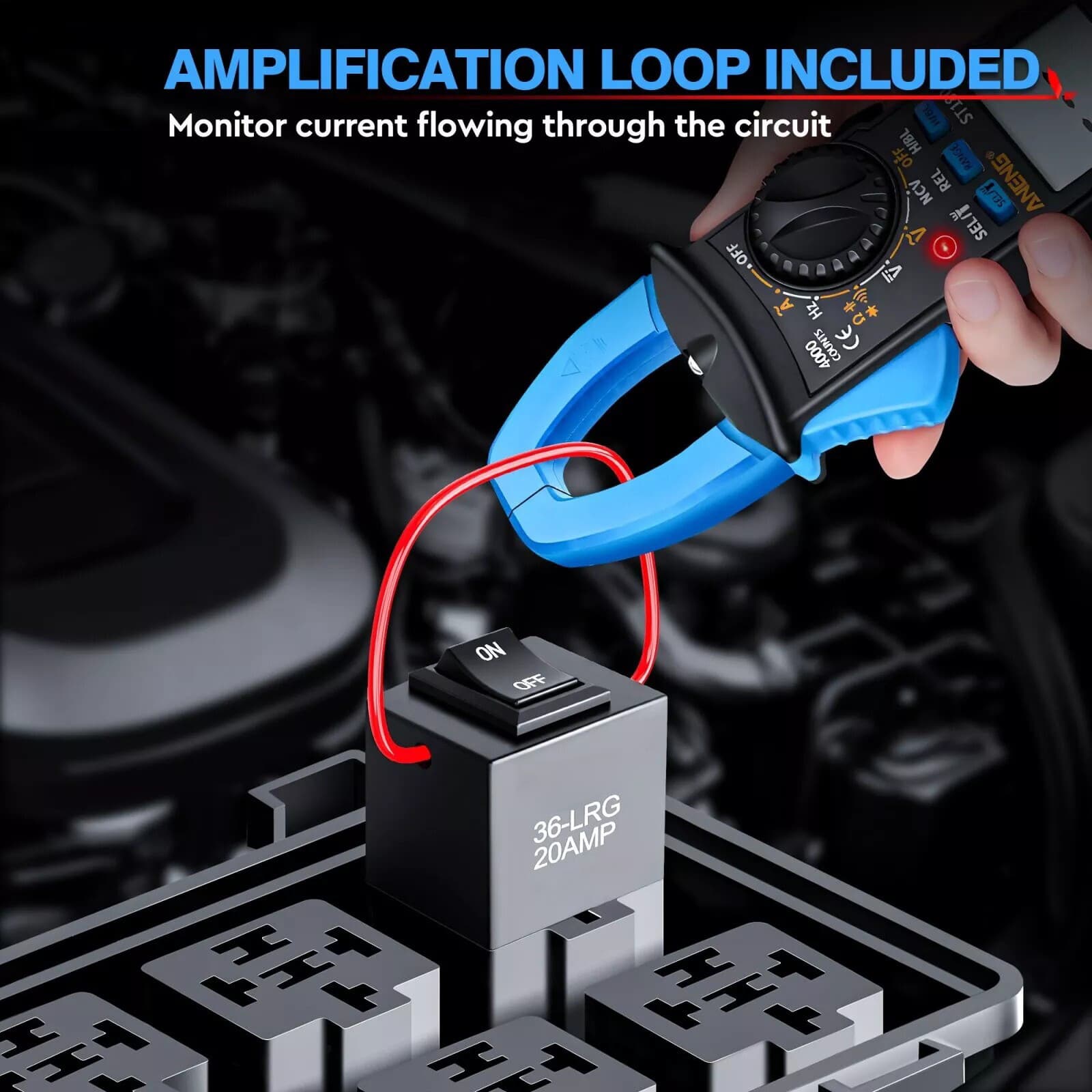 Relay Bypass Switch & Diagnostic Tester 9038A Tester Kit with Amp Loop 6-Pack 3