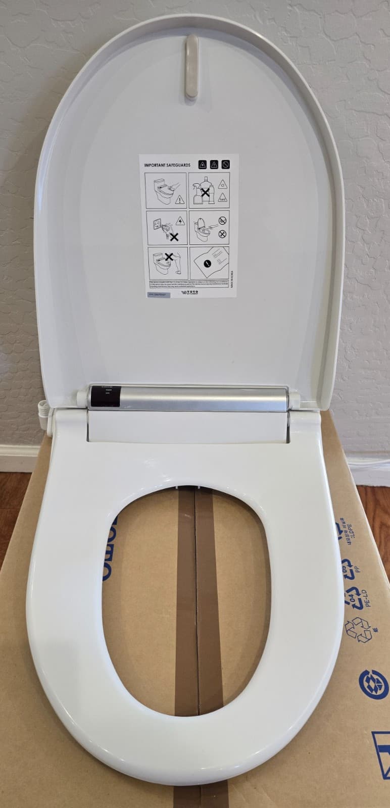 VOVO STYLEMENT VB-4000SE Electronic Smart Bidet Toilet Seat, Made in Korea 3