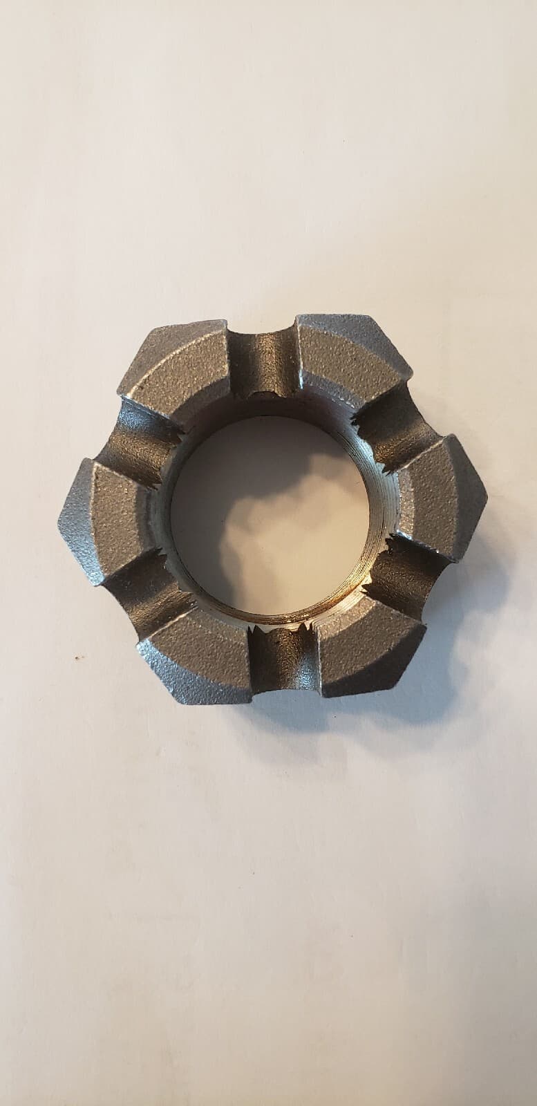 1 1/2-12 Astm A563 GR-A Slotted Hex Nut , Castle Nut 2