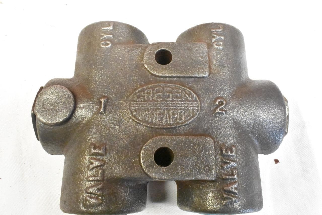 Parker Gresen Hydraulic Double Pilot Operated Check Valve NPT 210 Nice NOS 2