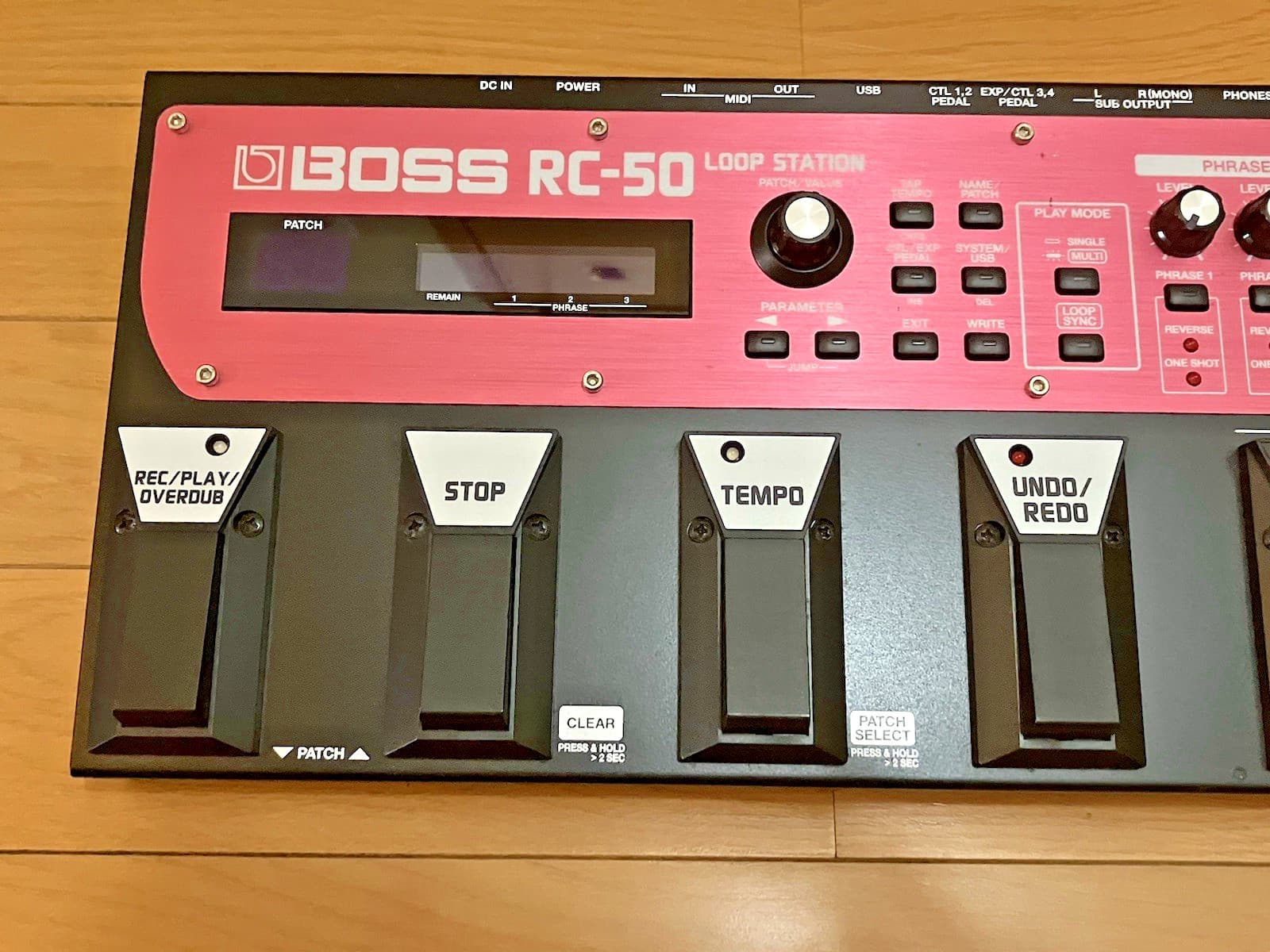Boss RC-50 Loop Station With Adapter Made in Taiwan Effect Pedal Used From Japan 3