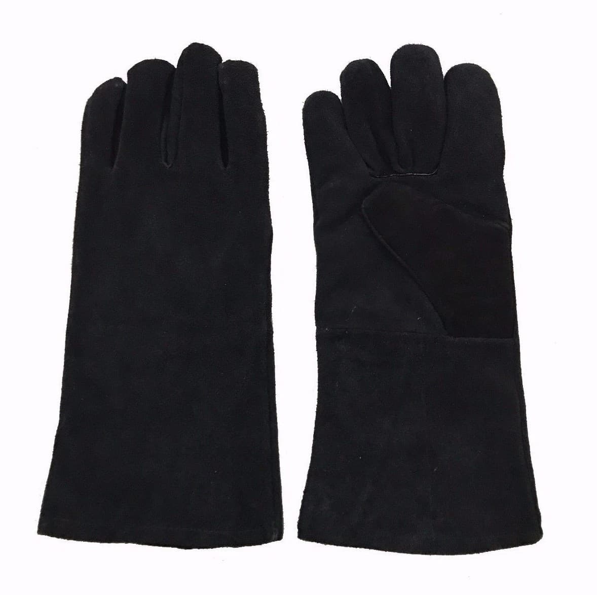 Leather gloves  BBQ Barbeque Oven Glove Grill Heat Fire Protection 1 Pair