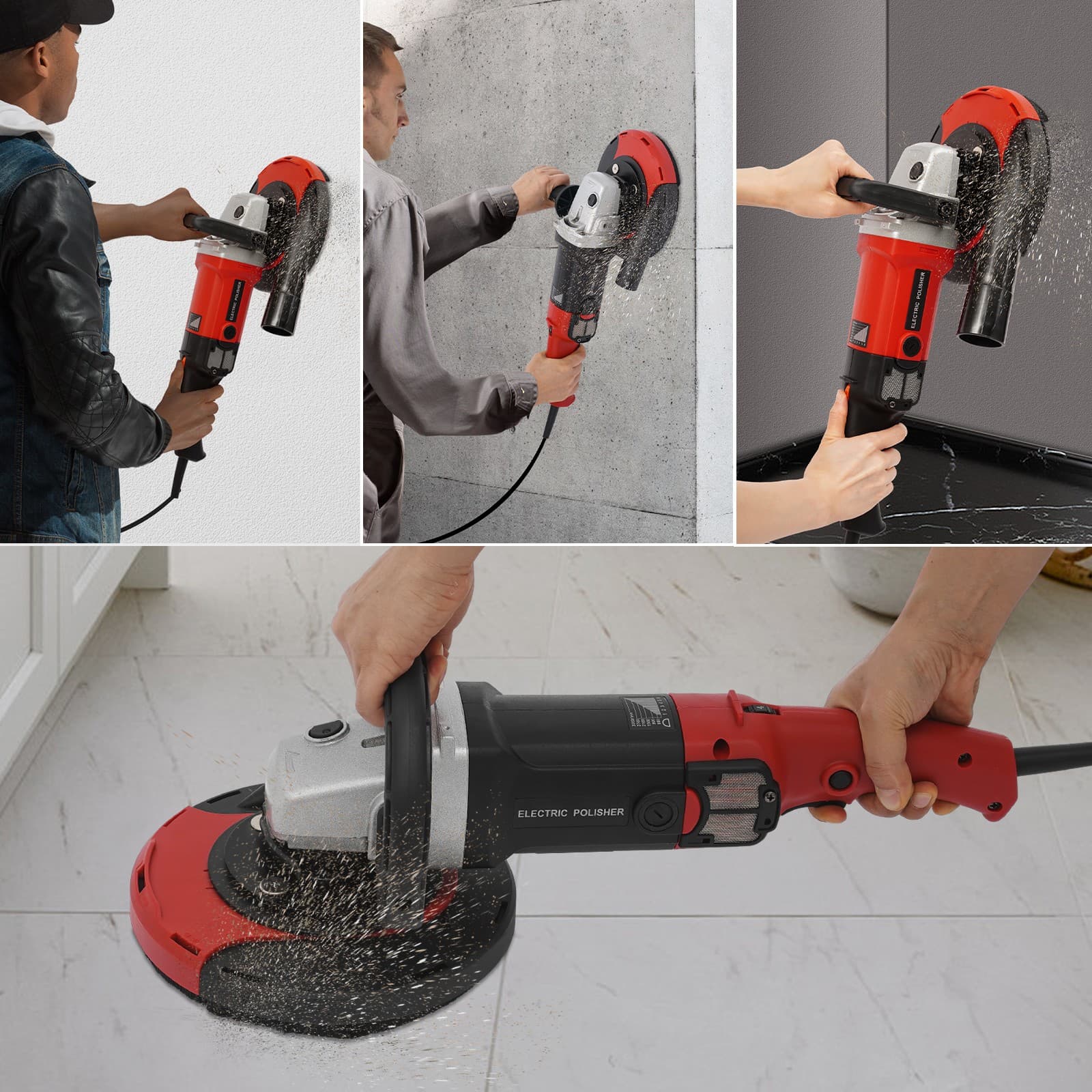 Modern Grinding Machine, Concrete Grinder Set, Dust-Free Grinding Machine 2