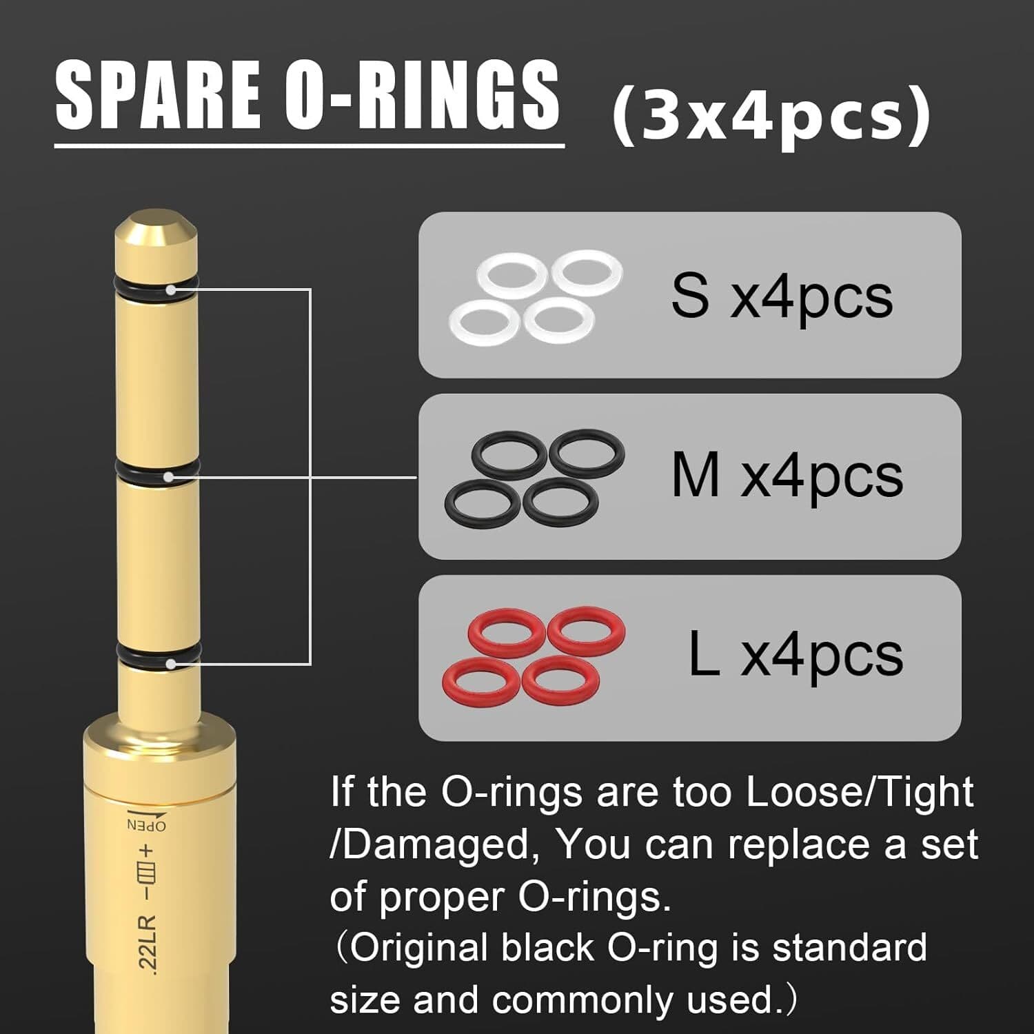 Red Laser Boresighter End Barrel Laser Bore Sight Sighter .22LR for Pistol Rifle 5