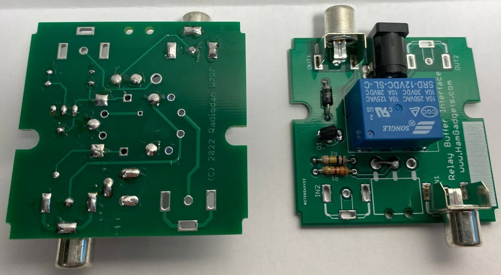 Amplifier keying relay buffer amateur radio interface RBI-1A, - YOU build KIT - 3