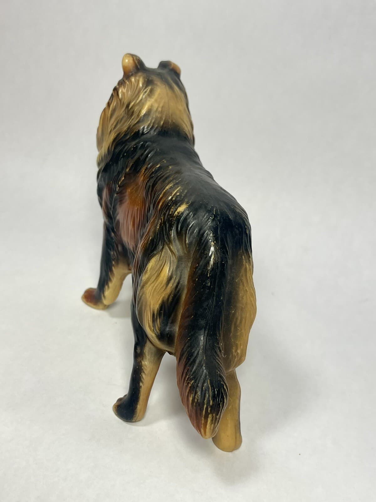 Vintage Collie Celluloid / Plastic “Lassie” Dog Figure No. 101 Hong Kong 1970’s 6