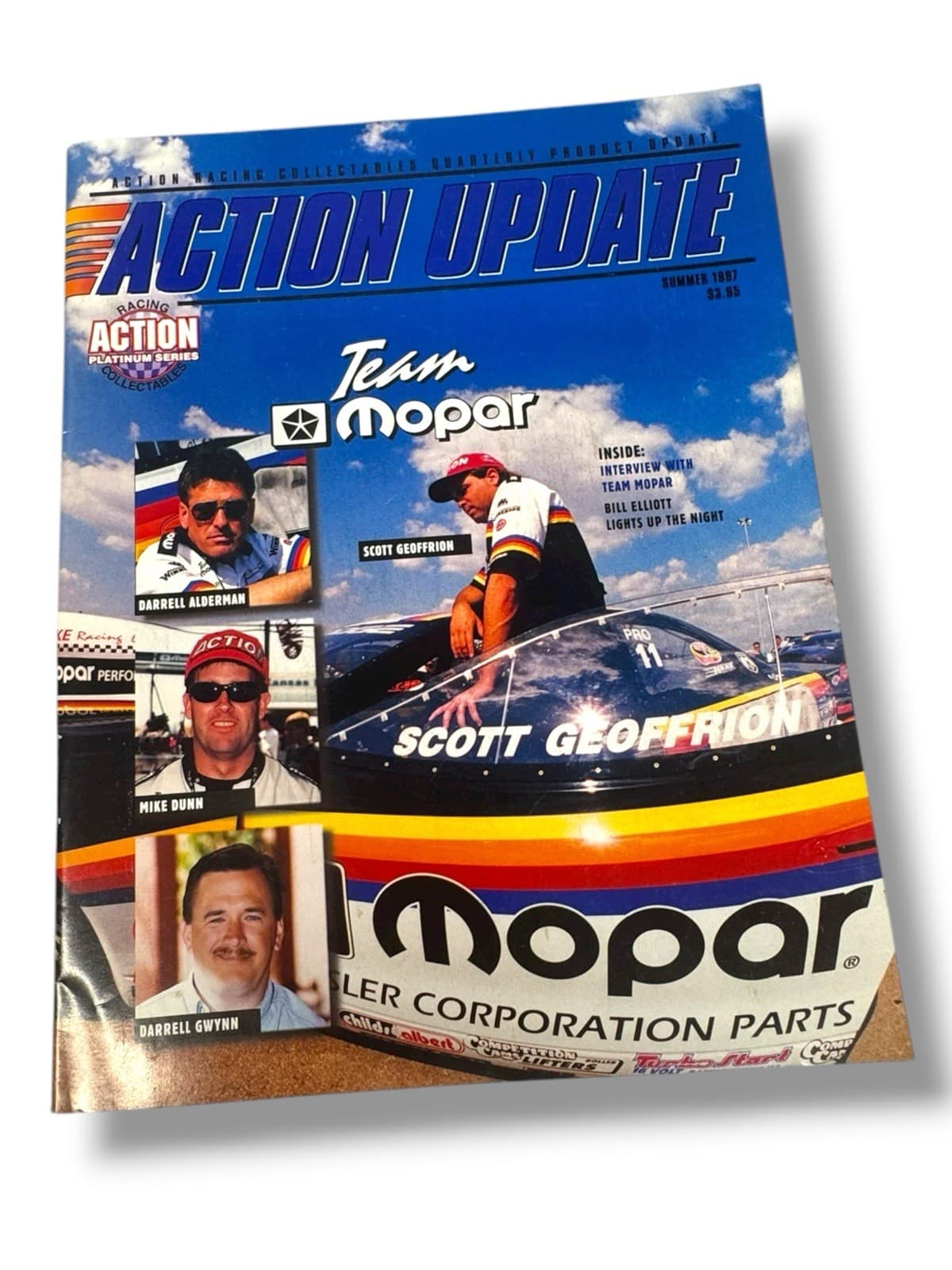 Summer 1997 RCCA News Action Racing Quarterly Product Update Bill Elliott 2