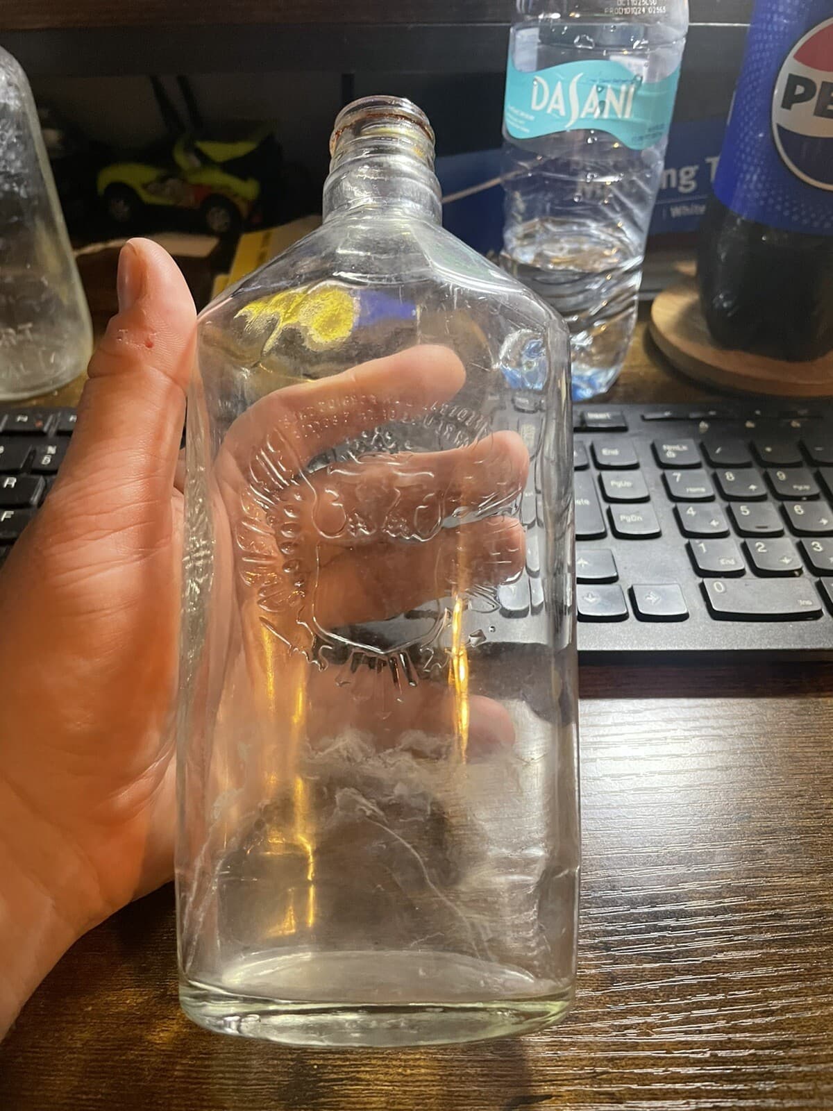 Vintage Smirnoff Double Headed Eagle Bottle 3