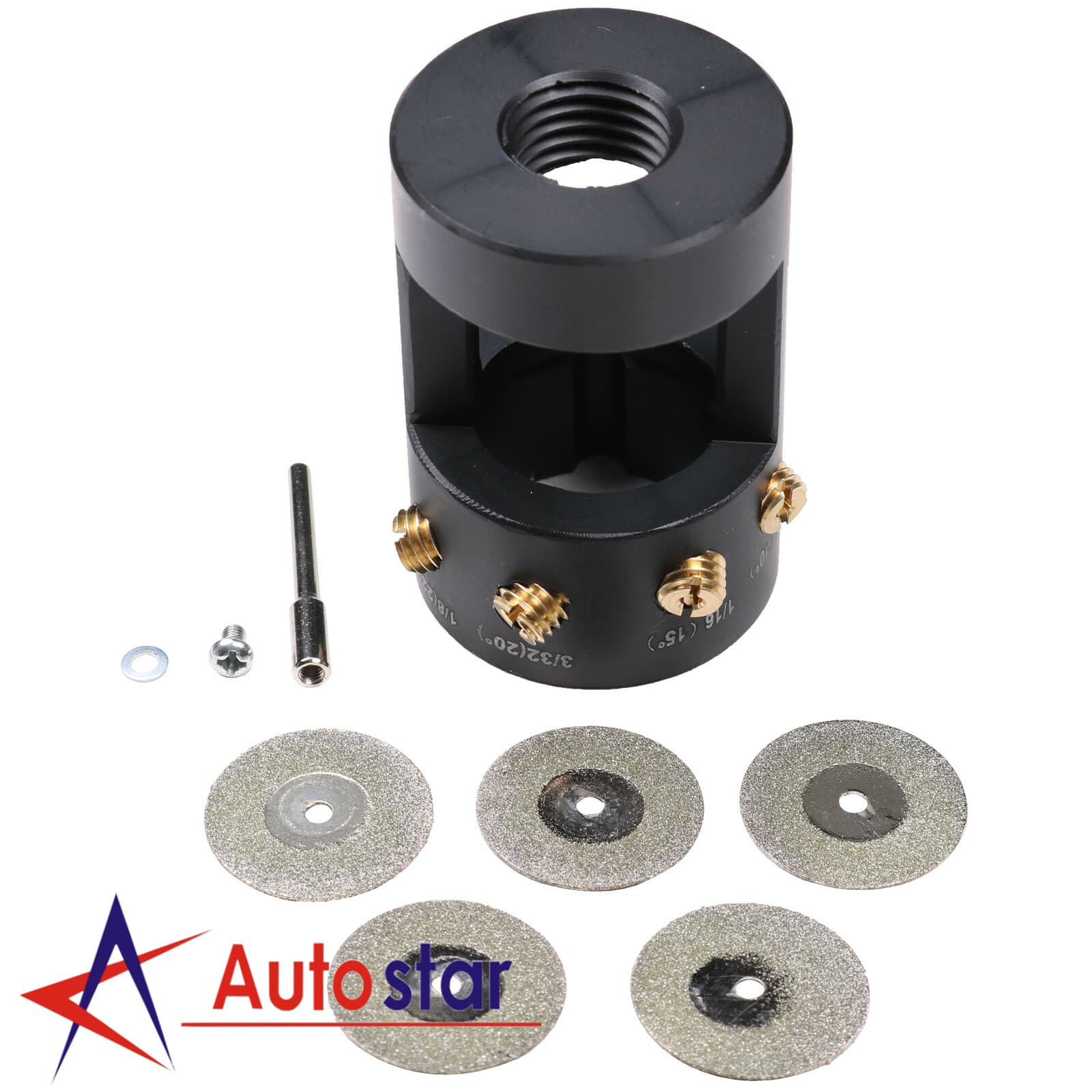 New Tungsten Grinder & Sharpener Multi-Angle Offsets Head Tool For TIG Welding 3